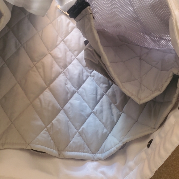 Castle Streetwear Escape Textile Motorcycle Embroider Pink & White Sz 10 Jacket - Picture 13 of 16